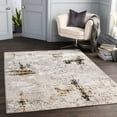 thumbnail image 1 of Lustro Camel 6'7" x 9' Modern Rectangle Area Rug, 1 of 5