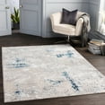 thumbnail image 1 of Lustro Denim 7'10" x 10' Modern Rectangle Area Rug, 1 of 5