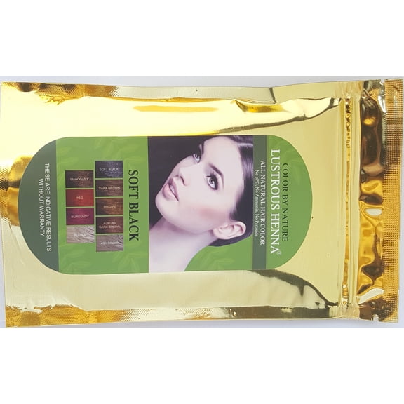 Lustrous henna Soft Black 100 grams