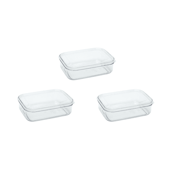 Lustroware Micro Clear M size, set of 3 1qt LSX253