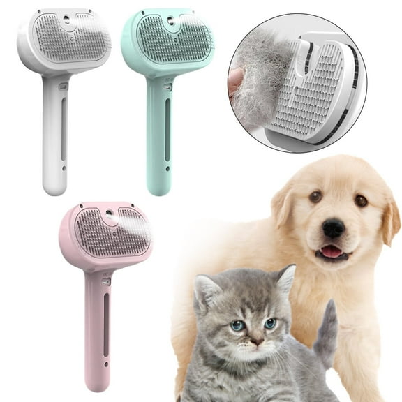 Lusxy 3 in 1 Cat Steam Brush, 2025 New Pet Grooming Steamer Vapor Comb, Pet Spray Hair Removal Comb for Shedding & Grooming for Cats Dogs Small Animals Long Short Haired clearance
