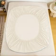 thumbnail image 1 of Non-Slip Elastic Fitted Mattress Cover Waterproof Mattress Protector Full Bed Protector Soft Fabric Encases 12-18 Inch Mattresses, 1 of 5