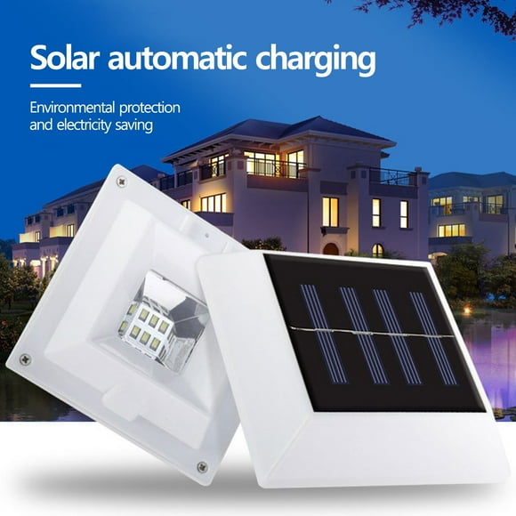 LutIedan Solar Powered Gutter Lights Outdoor Decorative Waterproof Yard Lamp Solar Powered Garden Lights Waterproof LED Meadow Lights Warm White Outdoor Courtyard Pathway Decoration