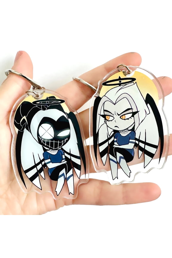Lute - Hazbin Hotel Keychain - cute chibi Lute Keychain (1 keychain)