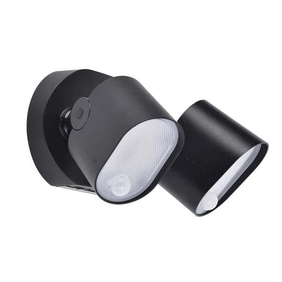 Lutec 2 Head LED Outdoor Security Light with Motion Sensing, White