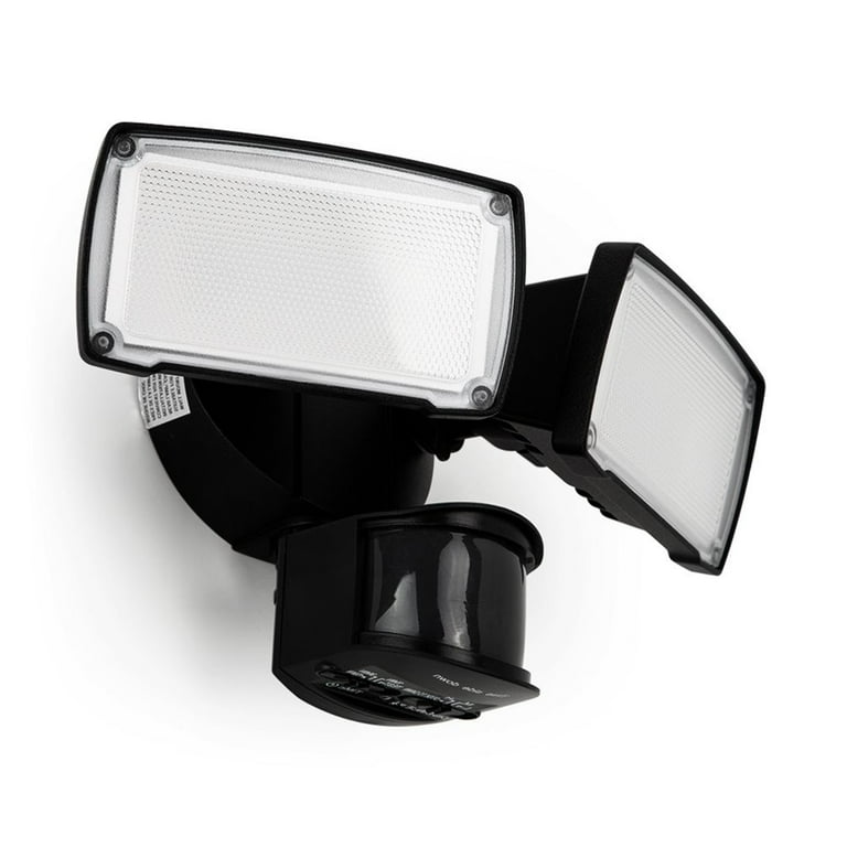 Motion Detecting Security Light - Black
