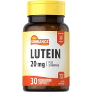 Lutein 20mg | 30 Softgels | Plus Zeaxanthin | For Men and Women | by Sundance