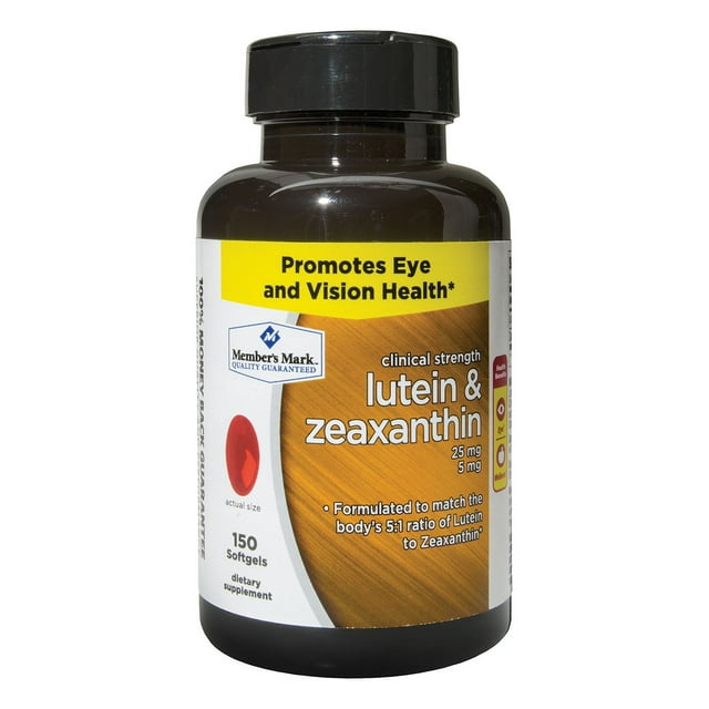 Lutein 25mg Zeaxanthin 5mg Eye Care Health Vitamin, Healthy Capsules Supplements (150 ct