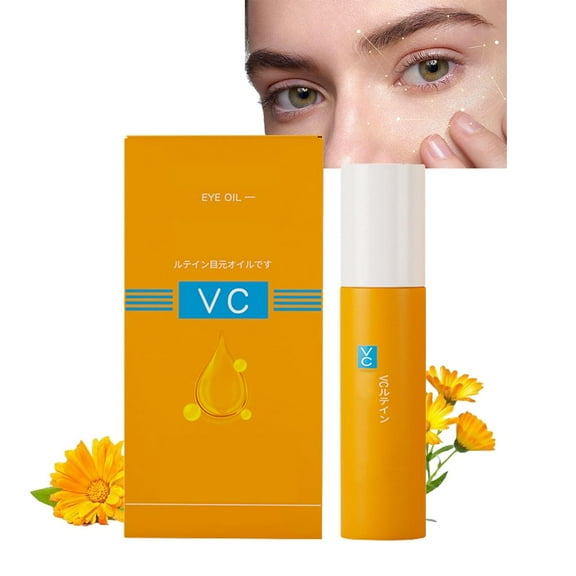 Lutein Eye Essence Oil, Lutein Eye Oil,Lutein Essential Oil, VC Lutein Eye Essence Oil, Lutein Eye Essence Oil Massage Ball Fading Anti-Wrinkle To Improve Eye Bags Dark Circles
