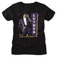 thumbnail image 1 of Luther Vandross Purple Suit Black Women's T-Shirt, 1 of 2