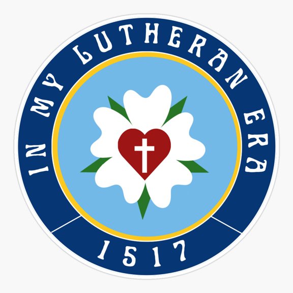 Lutheran Era Faith Quote Sticker