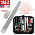 thumbnail image 1 of Luthier Guitar Care Repair Maintenance Tools Set Neck Notched Straight Edge, 1 of 12
