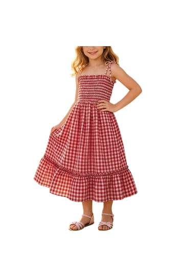 Red Gingham Dress