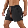 thumbnail image 1 of Lutiedan Men's Gym Workout Shorts Loose Lightweight Running Athletic Shorts High Waist Drawstring Breathable Sports Shorts with Pockets, 1 of 7