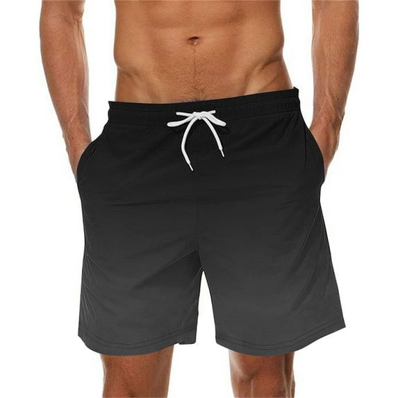 Lutiedan Mens Swim Trunks Loose Lightweight Quick Dry Mesh Lining Summer Surf Board Shorts Elastic Waist Drawstring Hawaiian Beach Bathing Suit with Pockets
