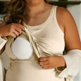 thumbnail image 1 of Lutiedan Plus Size Tank Tops for Women Ribbed Knitted Sleeveless Yoga Workout Camisole Crewneck Summer Basic Racerback with Built-in Bra, 1 of 9