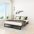 thumbnail image 1 of Lutown-Teen 8 inch Full Size Bed Frame No Box Spring Needed, Heavy Duty Metal Platform Beds with Sturdy Steal Slats for Mattress Foundation, Easy Assembly, Noise Free, Black, 1 of 4