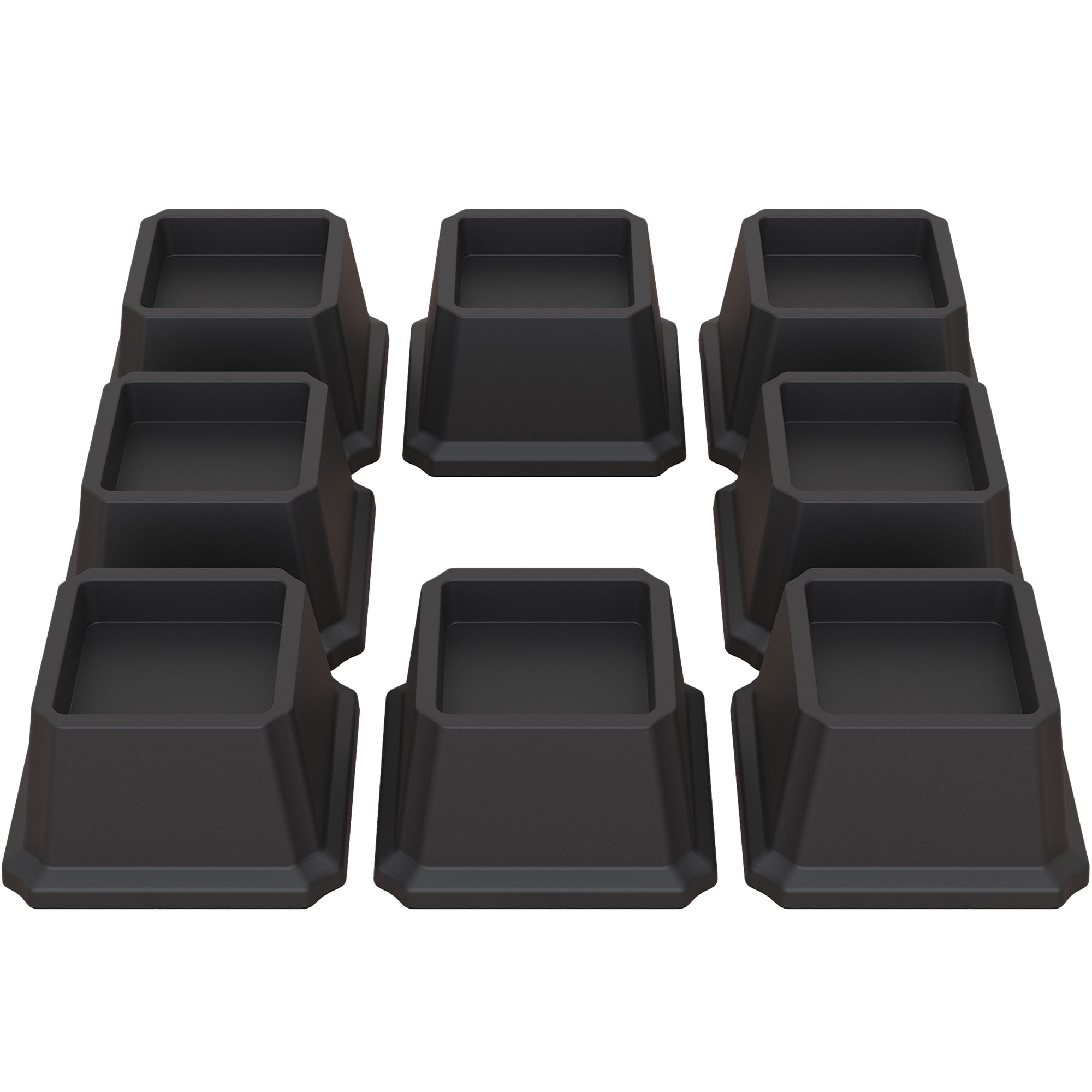Black Cable Riser Table Lutown-Teen Bed Risers 2 inch Heavy Duty Furniture Risers for Sofas ...