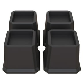 Bedofmine Bed Risers 3 inch Heavy Duty Furniture Risers for Sofas, Chair Risers Sofa Risers Table Risers Set of 4 Pack, Black