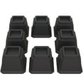 thumbnail image 1 of Lutown-Teen Bed Risers 4 inch Heavy Duty Furniture Risers for Sofas, Chair Risers Sofa Risers Table Risers Set of 8 Pack, Black, 1 of 6