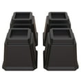 thumbnail image 1 of Lutown-Teen Bed Risers 5 inch Heavy Duty Furniture Risers for Sofas, Chair Risers Sofa Risers Table Risers Set of 4 Pack, Black, 1 of 6
