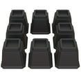 thumbnail image 1 of Lutown-Teen Bed Risers 5 inch Heavy Duty Furniture Risers for Sofas, Chair Risers Sofa Risers Table Risers Set of 8 Pack, Black, 1 of 6