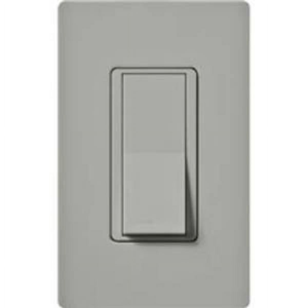 Lutron 01621 CA3PSGR CLARO ACC 3WAY SWITCH 15A GRAY Toggle Light