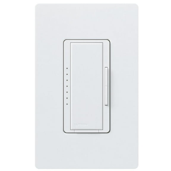 Lutron 26176 - 120 volt 50/60 Hz White Single-Pole / 3-Way 3-Wire Fluorescent/LED Wall Dimmer Switch