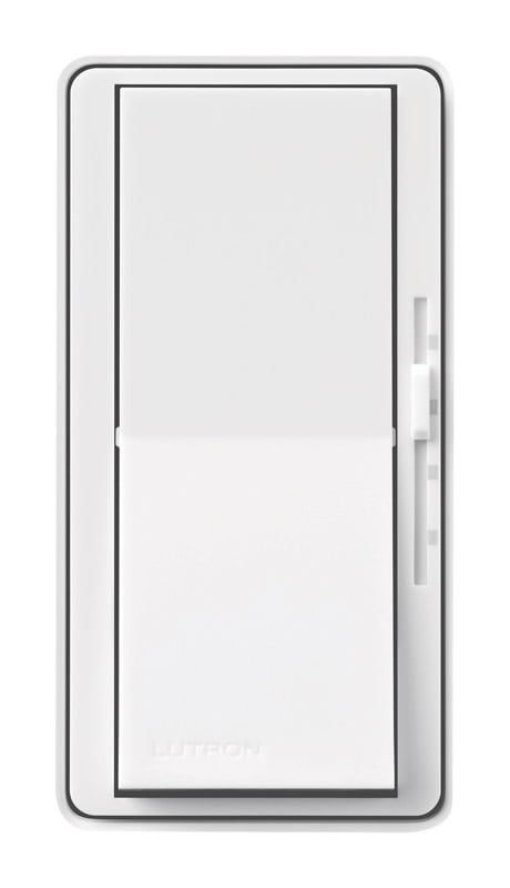 White In-Wall Rocker Fan Control Switch