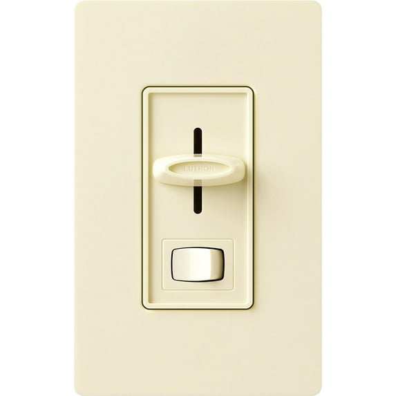 Lutron 69147 - 120 volt Almond 300 watt Single-Pole Electronic Low Voltage Wall Dimmer Switch