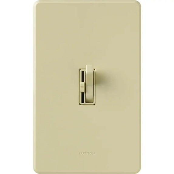 Lutron Light Almond Single Pole 3 Speed Fan Control Toggler 1.5A 120V AYFSQ-F-LA