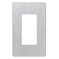 thumbnail image 1 of Lutron Claro 1 Gang Decorator Wallplate, CW-1-SS, Stainless Steel, 1 of 2