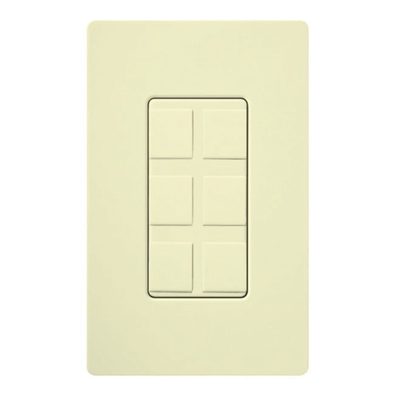 Lutron Ca-6Pf Claro Designer Six Port Blank Frame - Almond - Walmart.com