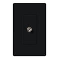 thumbnail image 1 of Lutron SC-CJ-MN Claro Coaxial Cable Jack, Fits Decorator-Style Wall Plates - Midnight, 1 of 3