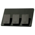 thumbnail image 1 of Lutron Caseta Triple Pedestal for Pico Remotes, Black, 1 of 5
