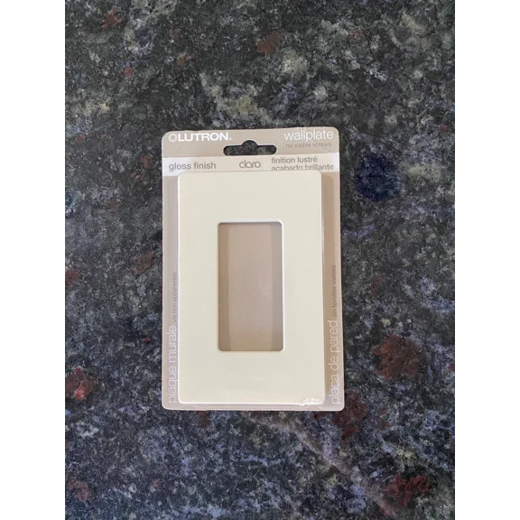 Lutron Claro Single Gang Designer Wall Plate