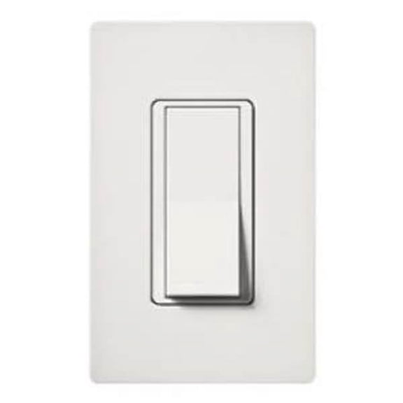 Lutron Claro On/Off Switch, 15 Amp, 3-Way, CA-3PS-WH, White