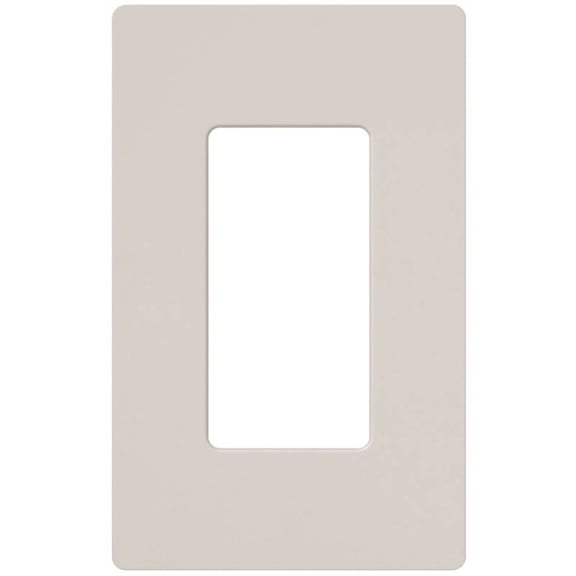Lutron Cw-1-Wh 1-Gang Claro Wall Plate, White