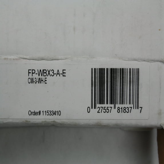 WALL PLATE WHITE 3 GANG(Pack of 1)