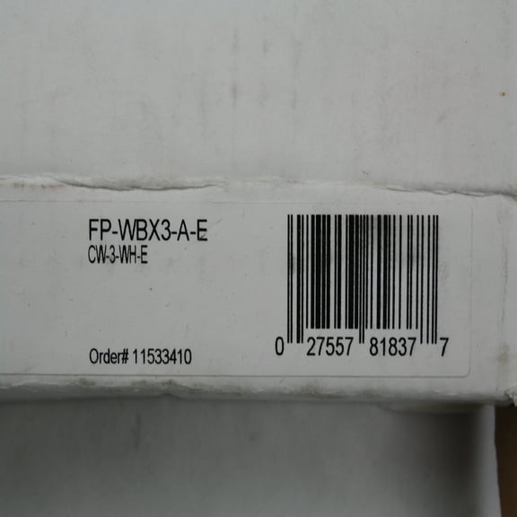 WALL PLATE WHITE 3 GANG(Pack of 1)