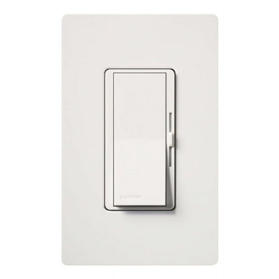 Lutron DV-10P-WH 1000-Watt Diva Single-Pole Dimmer White