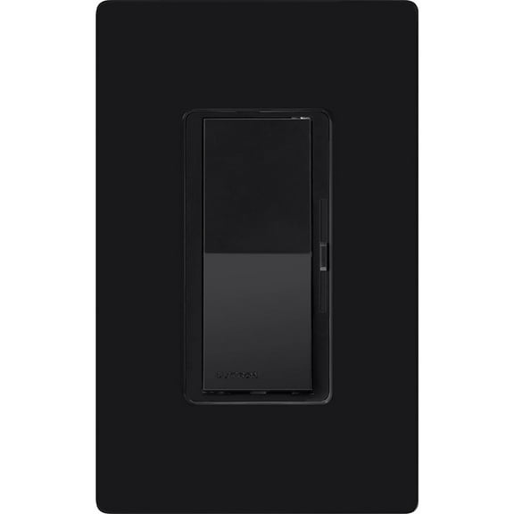 Lutron DVCL-153PH-BL Dvcl-153Ph-Bl Diva Black 600 W 3-Way Dimmer Switch
