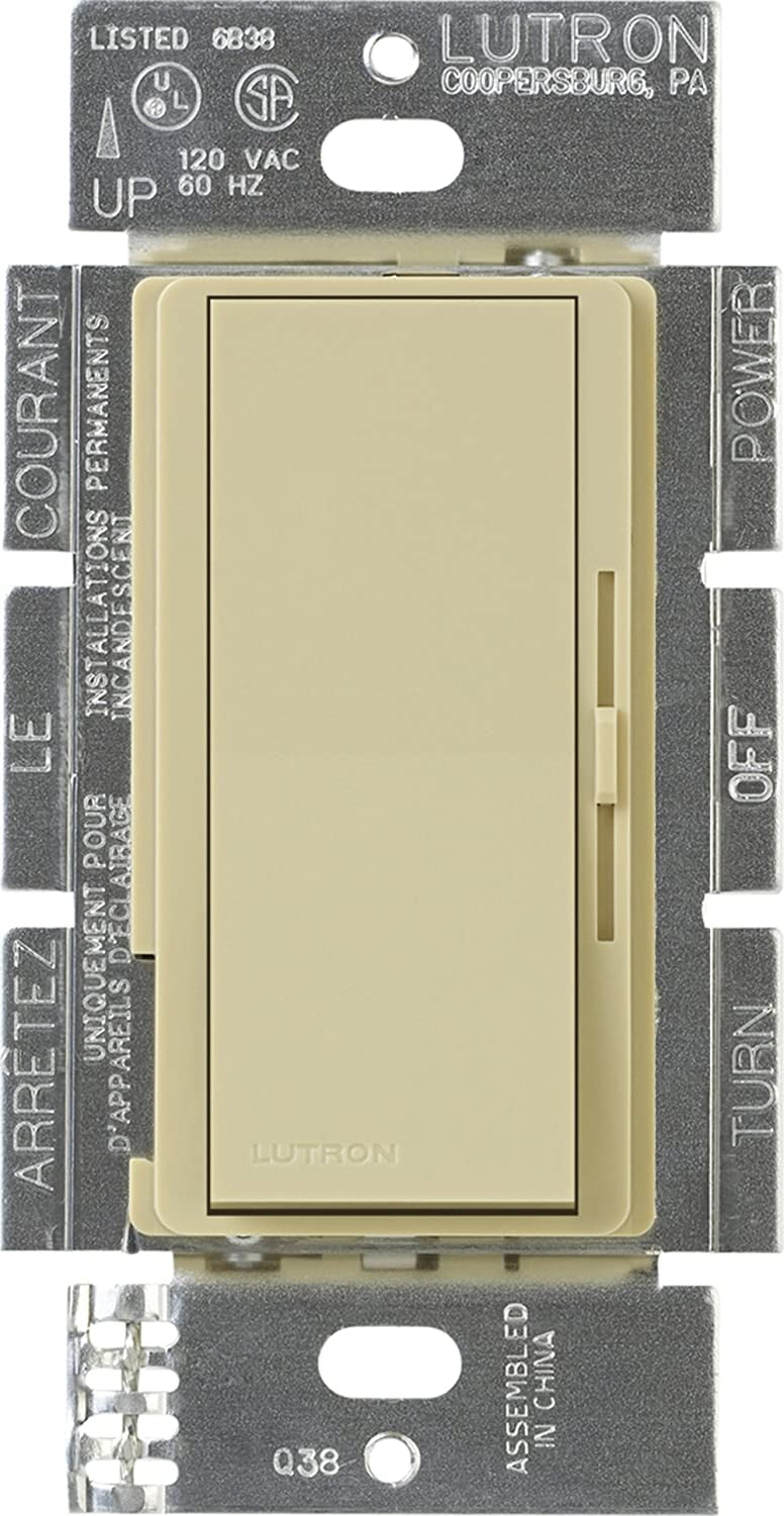 Ivory Single-Pole/3-Way Rocker Light Dimmer Switch