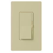 Diva DVWCL-153PH-IV Preset Dimmer Switch, 120 VAC, 150/600 W, 1 P, 3 W, Ivory