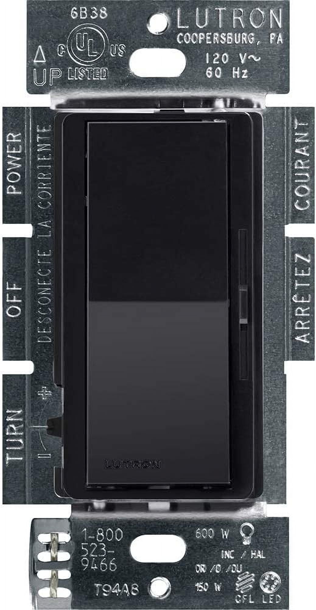 Lutron Diva LED+ Dimmer Switch for Dimmable LED, Halogen and