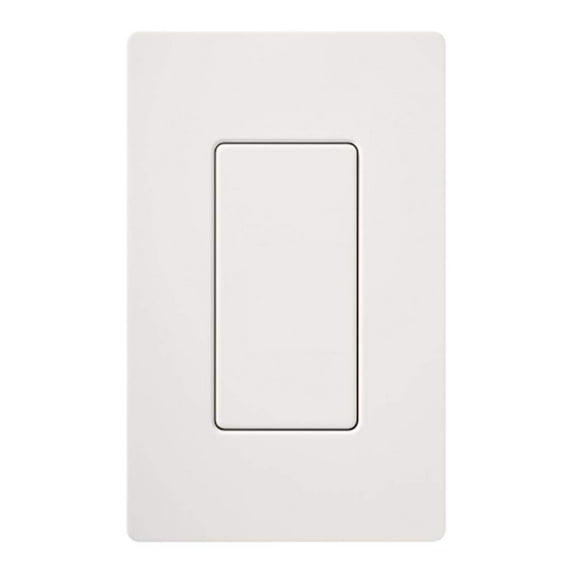 Lutron SC-BI-SW Satin-Colors Blank Insert, Snow Finish
