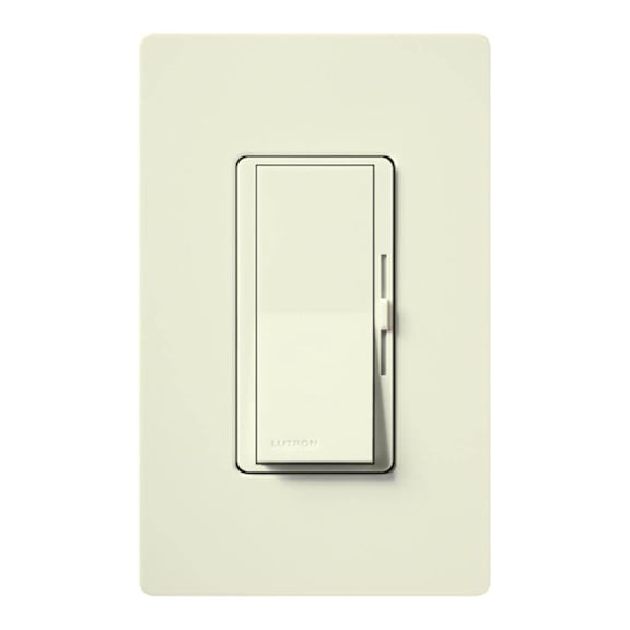 Lutron 00307 - 120 volt Biscuit Toggler Single-Pole / 3-Way LED / Incandescent Wall Dimmer Switch