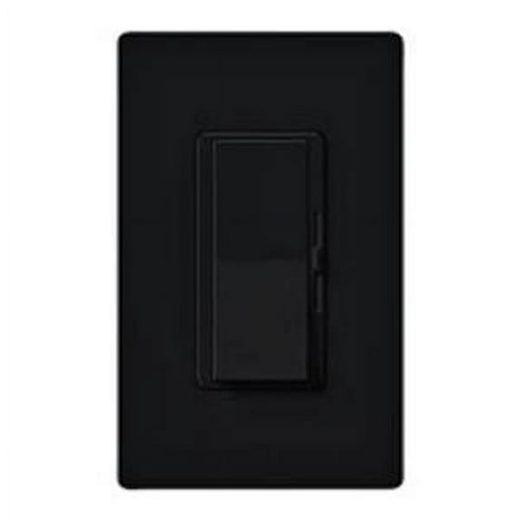Lutron DVELV-300P-BL Diva 300-Watt Single Pole Electronic Low-Voltage Dimmer, Black