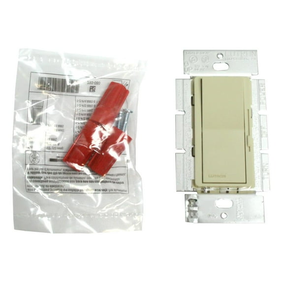 Lutron Dvlv-10P-Iv Diva 800-Watt Single Pole Magnetic Low-Voltage Dimmer Switch, Ivory