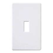 Lutron FG-1-WH Fassada Single-Gang Wall Plate - White